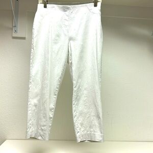 Style and co white capri stretch pants. Sz PM
